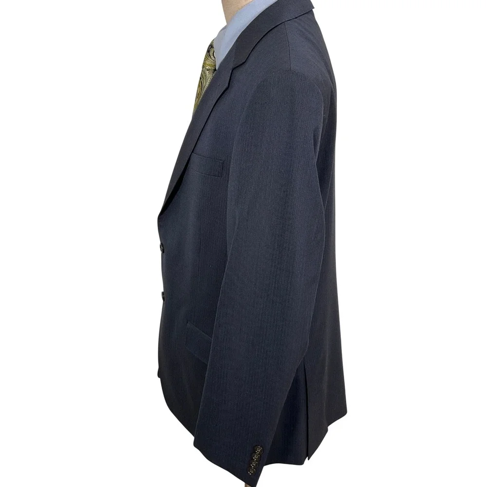 J. Crew Ludlow Blazer‎ Mens 44R Blue Black Flecked Slim Fit 4 Season Wool Jacket